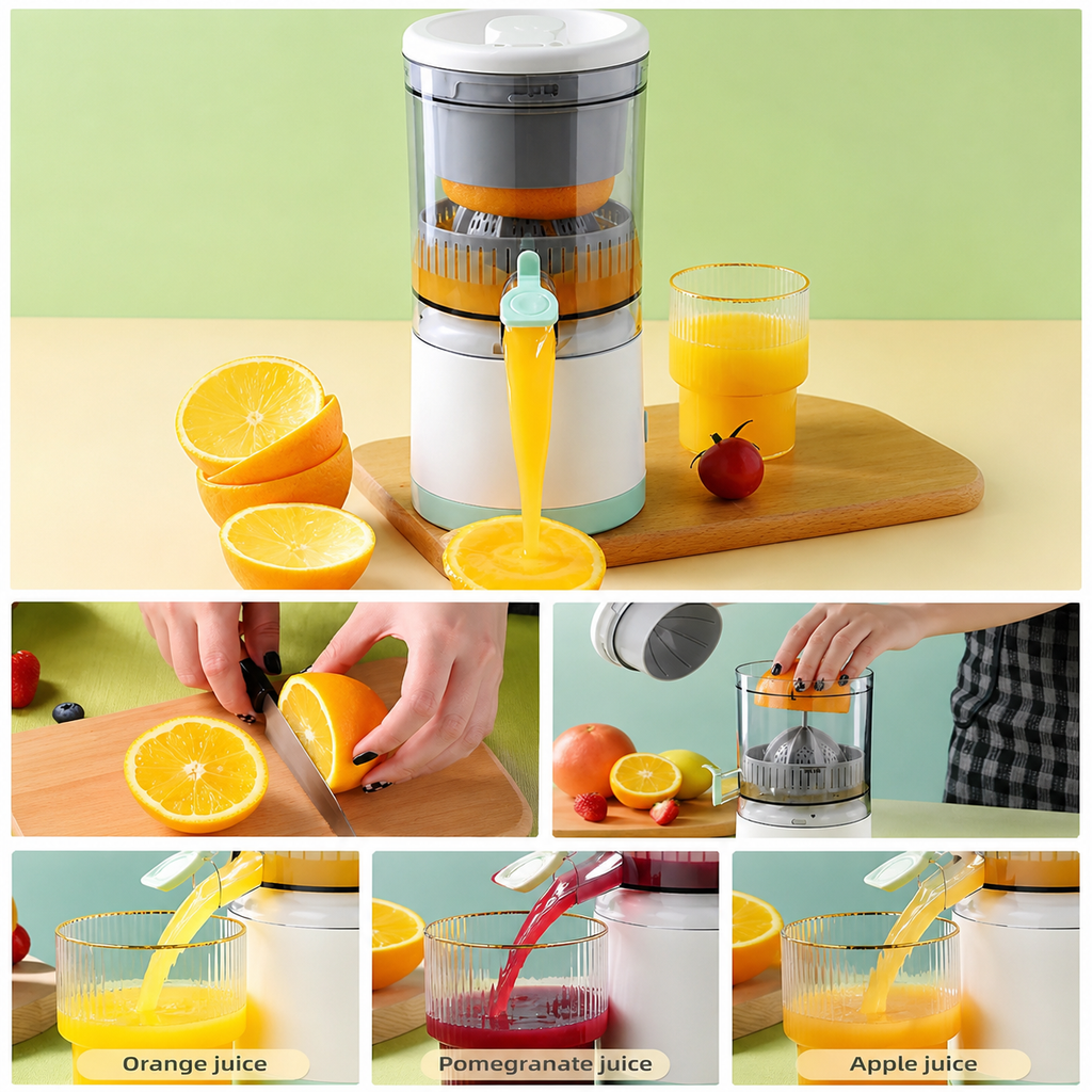 FRUTIXOR™| EXPRIMIDOR DE FRUTAS ULTRA RAPIDO Y SILENCIOSO